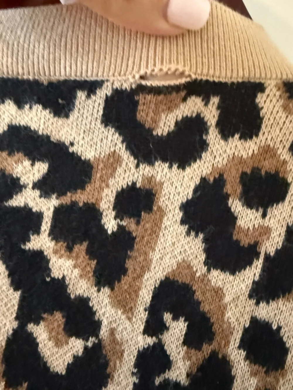 J. CREW Women’s Leopard Print Open Front Cardigan Sweater Size S